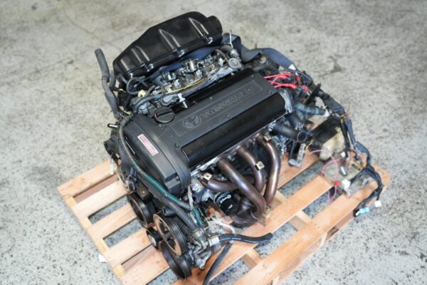 Toyota Corolla Levin 4AGE Blacktop 20V Engine with Manual 6 Speed Transmission AE111 1995–1999
