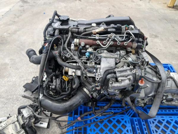 JDM Toyota 1KD-FTV D-4D DOHC 3.0L Turbo Diesel Engine and Transmission Complete - Image 13