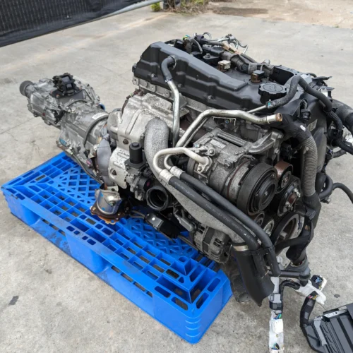JDM Toyota 1KD-FTV D-4D DOHC 3.0L Turbo Diesel Engine and Transmission Complete