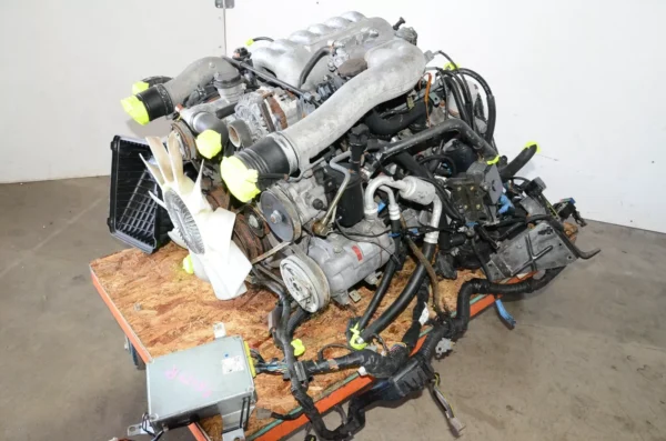 MAZDA 20B-REW TWIN TURBO COMPLETE ENGINE JDM 3 ROTOR COSMOS WIRING ECU - Image 3