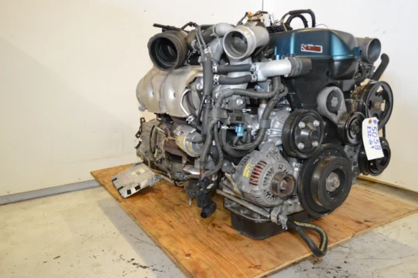2JZGTE MOTOR TOYOTA ARISTO, SUPRA 3.0L TWIN TURBO VVTI DOHC ENGINE TRANS ECU - Image 8