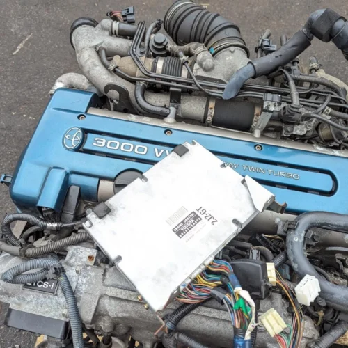 2JZGTE MOTOR TOYOTA ARISTO, SUPRA 3.0L TWIN TURBO VVTI DOHC ENGINE TRANS ECU